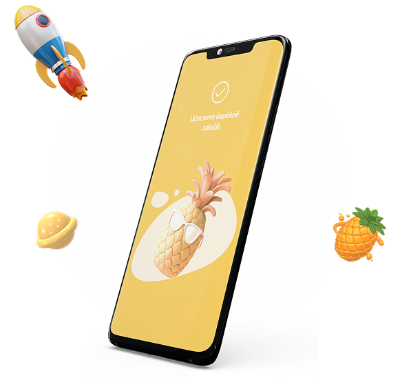 Ananas Cool mobilní aplikace